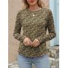 imageANRABESS Womens Long Sleeve Shirts Crewneck Basic TShirts Going Out Tops Casual Floral Tee 2025 Trendy Outfits ClothesColorful Floral 1