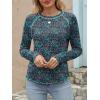 imageANRABESS Womens Long Sleeve Shirts Crewneck Basic TShirts Going Out Tops Casual Floral Tee 2025 Trendy Outfits ClothesColorful Floral 2