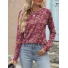imageANRABESS Womens Long Sleeve Shirts Crewneck Basic TShirts Going Out Tops Casual Floral Tee 2025 Trendy Outfits ClothesColorful Floral 3