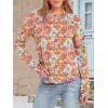 imageANRABESS Womens Long Sleeve Shirts Crewneck Basic TShirts Going Out Tops Casual Floral Tee 2025 Trendy Outfits ClothesColorful Floral 4
