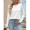 imageANRABESS Womens Long Sleeve Shirts Crewneck Basic TShirts Going Out Tops Casual Floral Tee 2025 Trendy Outfits ClothesWhite