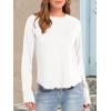 imageANRABESS Womens Long Sleeve Shirts Crewneck Basic TShirts Going Out Tops Casual Floral Tee 2025 Trendy Outfits ClothesWhite