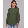 imageANRABESS Womens Long Sleeve Shirts Lace Tops Business Casual Blouses 2025 Fall Fashion OutfitsArmy Green