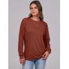 imageANRABESS Womens Long Sleeve Shirts Lace Tops Business Casual Blouses 2025 Fall Fashion OutfitsBrown