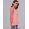 imageANRABESS Womens Long Sleeve Shirts Lace Tops Business Casual Blouses 2025 Fall Fashion OutfitsCoral Pink