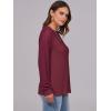 imageANRABESS Womens Long Sleeve Shirts Lace Tops Business Casual Blouses 2025 Fall Fashion OutfitsDeep Red
