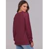 imageANRABESS Womens Long Sleeve Shirts Lace Tops Business Casual Blouses 2025 Fall Fashion OutfitsDeep Red