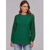 imageANRABESS Womens Long Sleeve Shirts Lace Tops Business Casual Blouses 2025 Fall Fashion OutfitsGreen