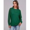 imageANRABESS Womens Long Sleeve Shirts Lace Tops Business Casual Blouses 2025 Fall Fashion OutfitsGreen