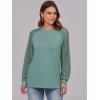 imageANRABESS Womens Long Sleeve Shirts Lace Tops Business Casual Blouses 2025 Fall Fashion OutfitsLake Green