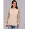 imageANRABESS Womens Long Sleeve Shirts Lace Tops Business Casual Blouses 2025 Fall Fashion OutfitsOatmeal