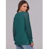 imageANRABESS Womens Long Sleeve Shirts Lace Tops Business Casual Blouses 2025 Fall Fashion OutfitsTeal
