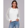imageANRABESS Womens Long Sleeve Shirts Lace Tops Business Casual Blouses 2025 Fall Fashion OutfitsWhite