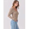 imageANRABESS Womens Long Sleeve Shirts Scoop Neck Ribbed Knit Slim Fitted Tops Casual Basic Tee 2025 Fall Fashion Outfits ClothesKhaki