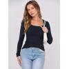 imageANRABESS Womens Long Sleeve Shirts Scoop Neck Ribbed Knit Slim Fitted Tops Casual Basic Tee 2025 Fall Fashion Outfits ClothesNavy Blue