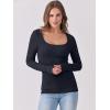 imageANRABESS Womens Long Sleeve Shirts Scoop Neck Ribbed Knit Slim Fitted Tops Casual Basic Tee 2025 Fall Fashion Outfits ClothesNavy Blue