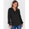imageANRABESS Womens Puff Long Sleeve Shirts V Neck Loose TShirts Dressy Casual Work Blouses 2025 Fall Tops Trendy ClothesBlack