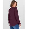 imageANRABESS Womens Puff Long Sleeve Shirts V Neck Loose TShirts Dressy Casual Work Blouses 2025 Fall Tops Trendy ClothesBurgundy