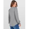 imageANRABESS Womens Puff Long Sleeve Shirts V Neck Loose TShirts Dressy Casual Work Blouses 2025 Fall Tops Trendy ClothesGrey