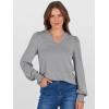 imageANRABESS Womens Puff Long Sleeve Shirts V Neck Loose TShirts Dressy Casual Work Blouses 2025 Fall Tops Trendy ClothesGrey