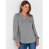 imageANRABESS Womens Puff Long Sleeve Shirts V Neck Loose TShirts Dressy Casual Work Blouses 2025 Fall Tops Trendy ClothesGrey