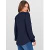 imageANRABESS Womens Puff Long Sleeve Shirts V Neck Loose TShirts Dressy Casual Work Blouses 2025 Fall Tops Trendy ClothesNavy Blue