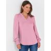 imageANRABESS Womens Puff Long Sleeve Shirts V Neck Loose TShirts Dressy Casual Work Blouses 2025 Fall Tops Trendy ClothesPink