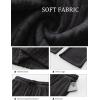 imageANRABESS Womens Ribbed Knit Lounge Pajama Pants Soft Fuzzy Comfy Straight Leg Drawstring Fall Loose Pj Bottoms with PocketsBlack