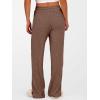 imageANRABESS Womens Ribbed Knit Lounge Pajama Pants Soft Fuzzy Comfy Straight Leg Drawstring Fall Loose Pj Bottoms with PocketsDark Brown
