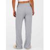 imageANRABESS Womens Ribbed Knit Lounge Pajama Pants Soft Fuzzy Comfy Straight Leg Drawstring Fall Loose Pj Bottoms with PocketsGrey