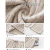 imageANRABESS Womens Ribbed Knit Lounge Pajama Pants Soft Fuzzy Comfy Straight Leg Drawstring Fall Loose Pj Bottoms with PocketsLight Khaki