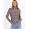 imageANRABESS Womens Turtleneck Cable Knit Sweaters Long Sleeve Fitted Business Casual Pullover Top 2025 Fall OutfitsNutmeg