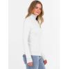 imageANRABESS Womens Turtleneck Cable Knit Sweaters Long Sleeve Fitted Business Casual Pullover Top 2025 Fall OutfitsWhite