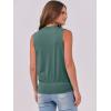 imageANRABESS Womens V Neck Tank Tops Wrap Banded Hem Shirts Sleeveless Ruched Going Out Blouse 2025 Summer Fashion ClothingGray Green