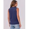 imageANRABESS Womens V Neck Tank Tops Wrap Banded Hem Shirts Sleeveless Ruched Going Out Blouse 2025 Summer Fashion ClothingNavy Blue