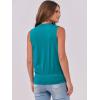 imageANRABESS Womens V Neck Tank Tops Wrap Banded Hem Shirts Sleeveless Ruched Going Out Blouse 2025 Summer Fashion ClothingTeal