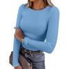 imageANRABESS Women Long Sleeve Shirts Rib Knit Slim Fit Tops Basic Tee 2025 Fall Outfits Casual TShirt Underscrubs Layer ClothesSky Blue