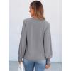 imageANRABESS Long Sleeve Shirts for Women 2025 Fall Dressy Casual Tops Pleated Crewneck Loose Basic Blouses FashionGrey