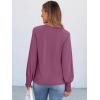 imageANRABESS Long Sleeve Shirts for Women 2025 Fall Dressy Casual Tops Pleated Crewneck Loose Basic Blouses FashionMauve
