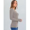 imageANRABESS Long Sleeve Shirts for Women V Neck Ribbed Knit Fitted Fall Basic Tshirts Going Out Tops 2025 Casual Trendy ClothesGray Khaki