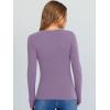 imageANRABESS Long Sleeve Shirts for Women V Neck Ribbed Knit Fitted Fall Basic Tshirts Going Out Tops 2025 Casual Trendy ClothesPurple