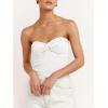 imageANRABESS Tube Top for Women Summer Strapless Bandeau Knit Twist Knot Corset Crop Basic Tank Top 2025 Vacation Outfits Clothes