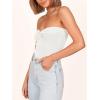 imageANRABESS Tube Top for Women Summer Strapless Bandeau Knit Twist Knot Corset Crop Basic Tank Top 2025 Vacation Outfits Clothes