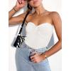 imageANRABESS Tube Top for Women Summer Strapless Bandeau Knit Twist Knot Corset Crop Basic Tank Top 2025 Vacation Outfits Clothes