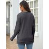 imageANRABESS Women Long Sleeve Shirts Business Casual Tunic Tops Fall Lightweight Sweaters Dressy Blouses 2025 Fashion OutfitsGrey Black