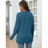 imageANRABESS Women Long Sleeve Shirts Business Casual Tunic Tops Fall Lightweight Sweaters Dressy Blouses 2025 Fashion OutfitsLake Blue