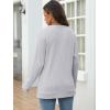 imageANRABESS Women Long Sleeve Shirts Business Casual Tunic Tops Fall Lightweight Sweaters Dressy Blouses 2025 Fashion OutfitsLight Grey