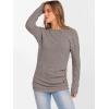 imageANRABESS Women Long Sleeve Tunic Top with Leggings Crewneck Ribbed Knit Buttons Shirts 2025 Fall Casual Lightweight SweatersCool Ash Brown