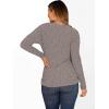 imageANRABESS Women Long Sleeve Tunic Top with Leggings Crewneck Ribbed Knit Buttons Shirts 2025 Fall Casual Lightweight SweatersCool Ash Brown