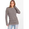 imageANRABESS Women Long Sleeve Tunic Top with Leggings Crewneck Ribbed Knit Buttons Shirts 2025 Fall Casual Lightweight SweatersCool Ash Brown
